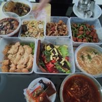 Ordered delivery. Food was hot when it came. All nicely packed. Good quality ingredients and the restaurant is generous with the seasoning and portion. But the stir fried dishes co at Greenland Vegetarian Restaurant 菩提林 in Northeast Singapore