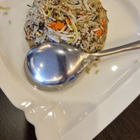 Fried Olive rice at Greenland Vegetarian Restaurant 菩提林 in Northeast Singapore