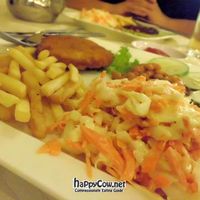 Vegetarian Chicken Chop Set @ S$6.8+ at Greenland Vegetarian Restaurant 菩提林 in Northeast Singapore