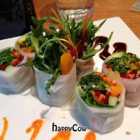 Veggie roll at Happy Realm Vegetarian in Central Singapore