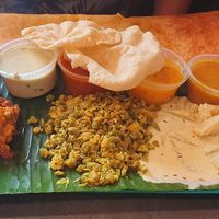 Dosai meal at Komala Vilas - Serangoon Rd in Central Singapore
