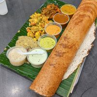 Dosai meal at Komala Vilas - Serangoon Rd in Central Singapore
