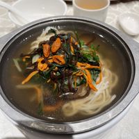 Noodles in superior soup  at Ling Zhi Restaurant 灵芝 - Orchard in Central Singapore