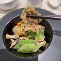 White Fungus in Truffle Oil  at Ling Zhi Restaurant 灵芝 - Orchard in Central Singapore