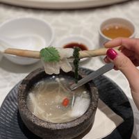 Special double boiled soup  at Ling Zhi Restaurant 灵芝 - Orchard in Central Singapore