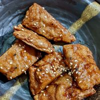 Beancurd Skin served with Mami Sauce at Ling Zhi Restaurant 灵芝 - Orchard in Central Singapore