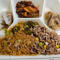 Ling Zhi lunch box 😋 at  Ling Zhi Restaurant 灵芝 - Novena in Central Singapore