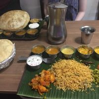 Madras thali at Madras New Woodlands in Central Singapore