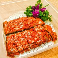 mock suckling pig at Miao Yi 妙益素食楼 in Central Singapore