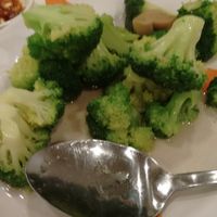 Sauted broccoli  at Miao Yi 妙益素食楼 in Central Singapore