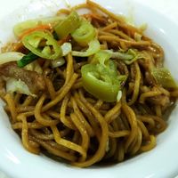 Chinese noodles  at Miao Yi 妙益素食楼 in Central Singapore