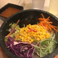 Stone pot Korean Style Rice at Nature Cafe 自然素食 - Bukit Merah in Central Singapore