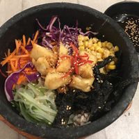 Monkey head mushroom stonepot rice  at Nature Cafe 自然素食 - Bukit Merah in Central Singapore