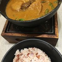Curry mutton w rice at Nature Cafe 自然素食 - Bukit Merah in Central Singapore