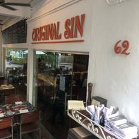 Shop front  at Original Sin in Central Singapore