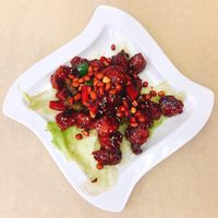 Gong bao ji ding (still alrighty) at Su Shi Piao Xiang 素食飘香 - Fortune Centre in Central Singapore