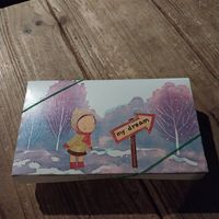 cute take out box at Yuan Tong 圓通素食館 in Taipei