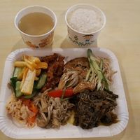 Free Soup of the day. (miso soup with tofu & seaweed for day of my visit) at Sān Lái SùShí - Sun Like in Taipei