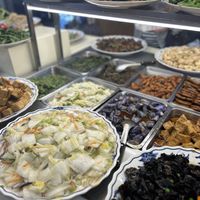 A little insight of the buffet selection  at Sān Lái SùShí - Sun Like in Taipei