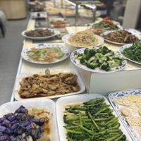 A little insight of the buffet selection  at Sān Lái SùShí - Sun Like in Taipei