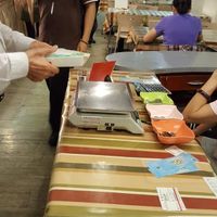 counter at Tong-1 Vegetarian Garden in Taipei