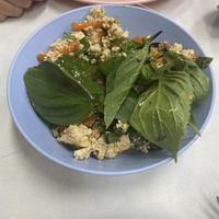 Complimentary item we got after ordering two plates each  at Aroi Vegetarian food - Arawy in Bangkok