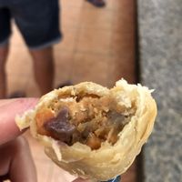curry puff  at Chamlong's / The Vegetarian Society Chatuchak in Bangkok