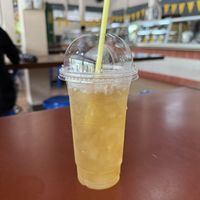 Longan juice  at Chamlong's / The Vegetarian Society Chatuchak in Bangkok