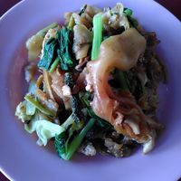 Rice noodles with veggies. 35 baht at Chamlong's / The Vegetarian Society Chatuchak in Bangkok