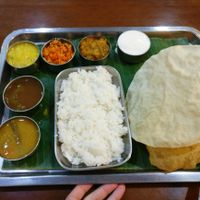 the side dishes were 2 spicy for me at Chennai Kitchen in Bangkok