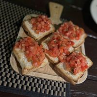 Bruschetta Al Pomodoro  at Govinda Italian Restaurant & Pizzeria in Bangkok