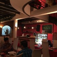 ground floor dining room at Govinda Italian Restaurant & Pizzeria in Bangkok
