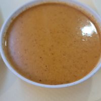 Spicy coconut mushroom sauce at Rabiengboon - MBK in Bangkok