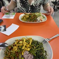 The Spinach was great!  at Rabiengboon - MBK in Bangkok
