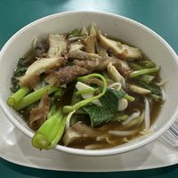 Vegetarian duck noodlee  at Rabiengboon - MBK in Bangkok