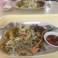 Half eaten, forgot to take a pic. I have no idea what the dishes were but they were nice  at Rabiengboon - MBK in Bangkok