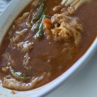 Jungle curry  at The Vegetarian Cottage in Bangkok