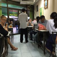 Inside at Ruyi Vegetarian in Bangkok