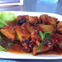 Mock Fish at Ruyi Vegetarian in Bangkok