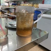 The „ice tea"  at Ruyi Vegetarian in Bangkok