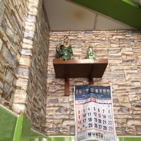 Decoration  at Ruyi Vegetarian in Bangkok