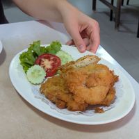 Vegan chicken at Ruyi Vegetarian in Bangkok