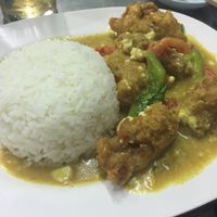 snow crab curry at Ruyi Vegetarian in Bangkok