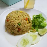 fried rice 50 bath at Ruyi Vegetarian in Bangkok