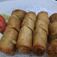 Springrolls at Ruyi Vegetarian in Bangkok