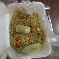 Curry rice 50B. SO GOOD totally recommend at Ruyi Vegetarian in Bangkok