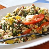 Tofu salad at Aum is one of my favourites. A good side dish for protein.  at Aum in Chiang Mai