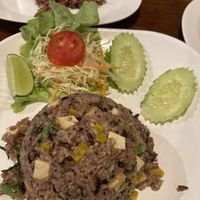 Green Curry Fried Rice  at Aum in Chiang Mai