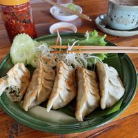 Dumplings   at Aum in Chiang Mai