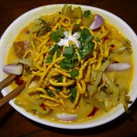 Khao soi at Aum in Chiang Mai
